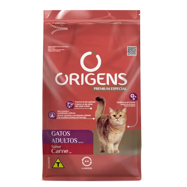 Origens Premium Especial Gatos Adultos Sabor Carne 10.1 Kg