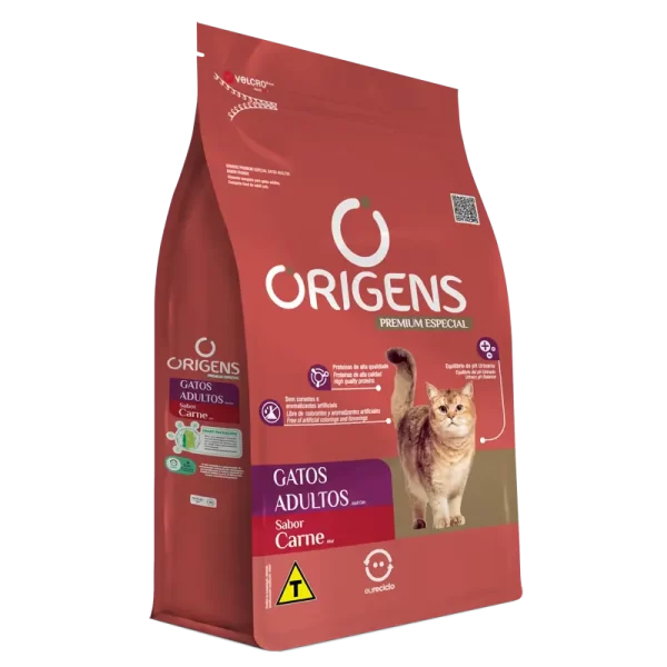 Origens Premium Especial Gatos Adultos Sabor Carne 10.1 Kg - Imagen 3